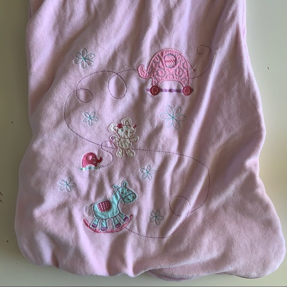 Pink Flannel Sleep Sack ✨ - Picture 5 of 6